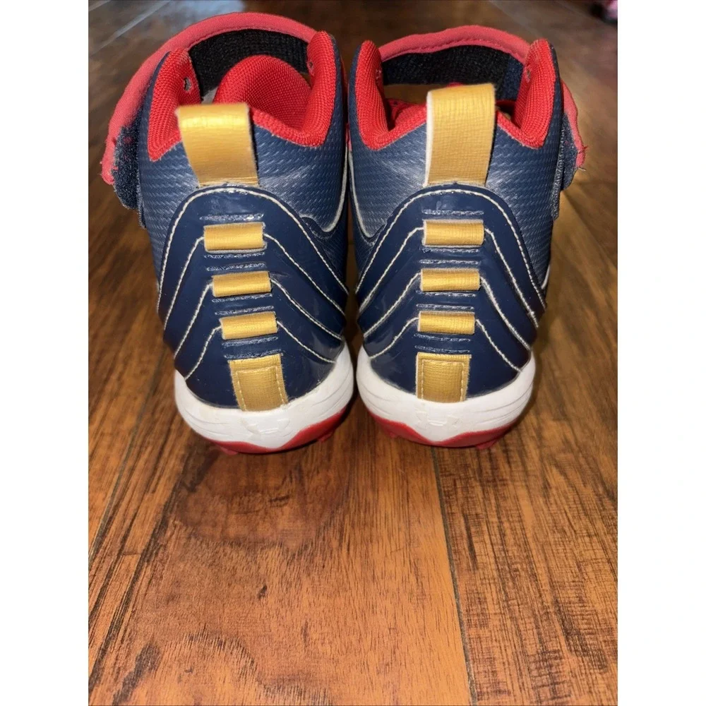 Multicolored Under Armour baseball cleats Bryce Harper 5.5Y American Flag Eagle - Picture 4 of 6